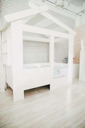 Кровать Теремок (800*1600) Без ящика/ступеньки в Сысерти - sysert.mebel-74.com | фото