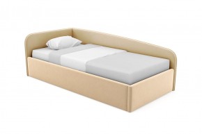 Кровать угловая Лэсли интерьерная +настил ДСП (120х200) 1 кат. ткани в Сысерти - sysert.mebel-74.com | фото