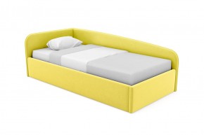 Кровать угловая Лэсли интерьерная +настил ДСП (120х200) в Сысерти - sysert.mebel-74.com | фото