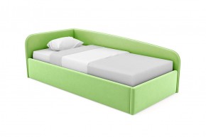 Кровать угловая Лэсли интерьерная +основание (120х200) 1 кат. ткани в Сысерти - sysert.mebel-74.com | фото