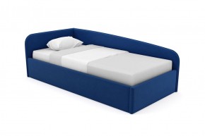Кровать угловая Лэсли интерьерная +основание/ПМ/бельевое дно (120х200) в Сысерти - sysert.mebel-74.com | фото