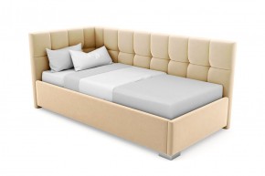 Кровать угловая Мия интерьерная +основание (80х200) в Сысерти - sysert.mebel-74.com | фото
