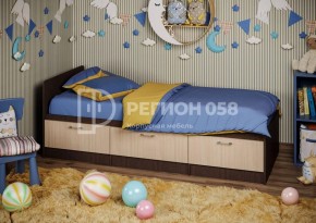 Кровать Юниор-5 ЛДСП в Сысерти - sysert.mebel-74.com | фото