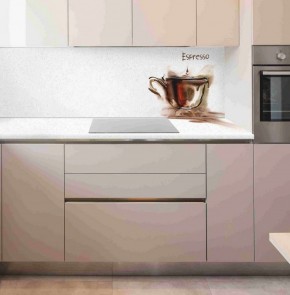 Кухонный фартук со столешницей (А-012) в едином стиле (3050 мм) в Сысерти - sysert.mebel-74.com | фото