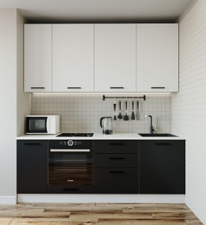 Кухонный гарнитур Графика 2200 (Стол. 26мм) в Сысерти - sysert.mebel-74.com | фото