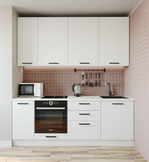 Кухонный гарнитур Жемчуг 2200 (Стол. 26мм) в Сысерти - sysert.mebel-74.com | фото
