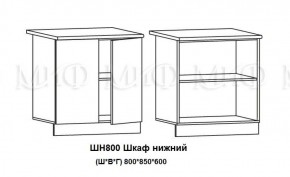 ЛИЗА-2 Кухонный гарнитур 1,7 Белый глянец холодный в Сысерти - sysert.mebel-74.com | фото