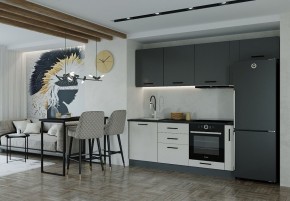 Кухонный гарнитур Лофт 2550 (Стол. 26мм) в Сысерти - sysert.mebel-74.com | фото