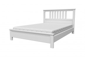 ЛАУРА Кровать из массива 1600 (белый античный) в Сысерти - sysert.mebel-74.com | фото