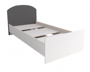 ЛАВИС КРД 900.1 Кровать 900 (белый/графит софт) в Сысерти - sysert.mebel-74.com | фото