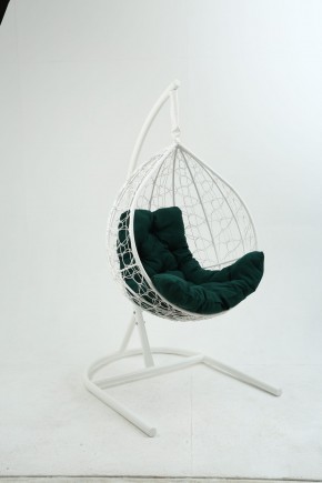 Подвесное кресло Бароло (белый/зеленый) в Сысерти - sysert.mebel-74.com | фото