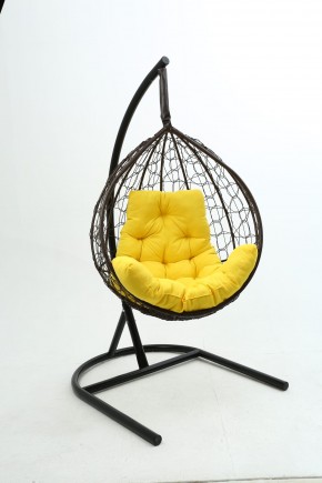 Подвесное кресло Бароло (коричневый/желтый) в Сысерти - sysert.mebel-74.com | фото