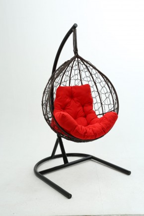 Подвесное кресло Бароло (коричневый/красный) в Сысерти - sysert.mebel-74.com | фото