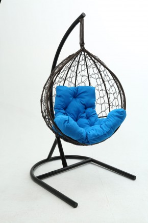 Подвесное кресло Бароло (коричневый/синий) в Сысерти - sysert.mebel-74.com | фото