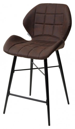 Полубарный стул MARCEL COWBOY-#800 темно-коричневый (H=65cm), ткань микрофибра М-City в Сысерти - sysert.mebel-74.com | фото