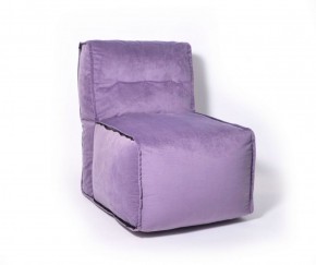 Прямое модульное бескаркасное кресло Комфорт (Фиолет велюр) в Сысерти - sysert.mebel-74.com | фото