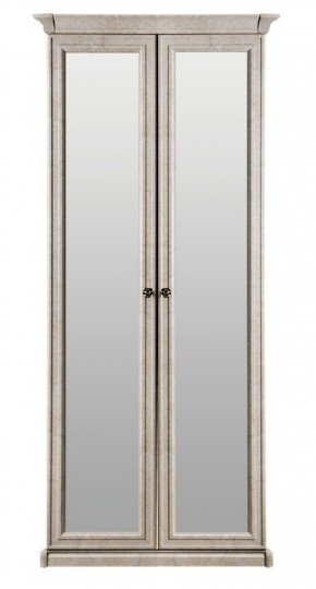 Шкаф 2-х створчатый с Зеркалом Афина (крем корень) в Сысерти - sysert.mebel-74.com | фото