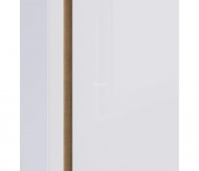 Шкаф 2х дверный с зеркалом Веста СБ-2259 (Дуб Бунратти/Белый глянец) в Сысерти - sysert.mebel-74.com | фото