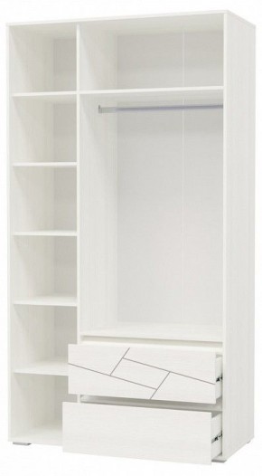 Шкаф 3-х дверный с ящиками АДЕЛИНА (4-4832рам.б) в Сысерти - sysert.mebel-74.com | фото