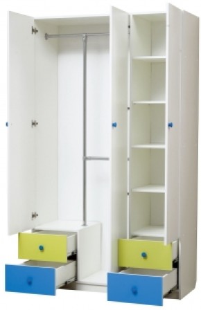 Шкаф 3-х дверный с ящиками и зеркалом Радуга (1200) в Сысерти - sysert.mebel-74.com | фото
