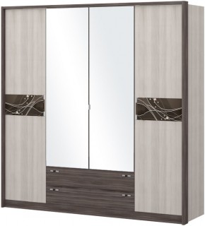 Шкаф 4-х дверный с зеркалом Шк69.2 МС Николь в Сысерти - sysert.mebel-74.com | фото