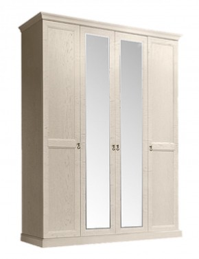Шкаф 4-х дверный (2 зеркала) для платья и белья Венеция дуб седан (ВНШ1/4) в Сысерти - sysert.mebel-74.com | фото