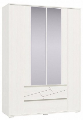 Шкаф 4-х дверный с ящиками АДЕЛИНА (4-4833рам.б) в Сысерти - sysert.mebel-74.com | фото