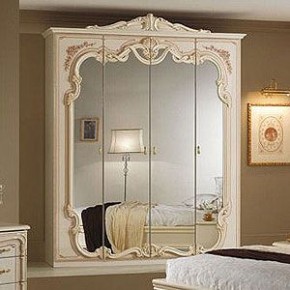 Шкаф 4-х дверный с зеркалами (04.144) Диана в Сысерти - sysert.mebel-74.com | фото
