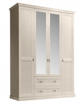 Шкаф 4-х дверный (с зеркалами) для платья и белья с выдвижными ящиками Венеция дуб седан (ВНШ1/41) в Сысерти - sysert.mebel-74.com | фото