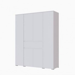 Шкаф 4-х створчатый Плейона Белый в Сысерти - sysert.mebel-74.com | фото