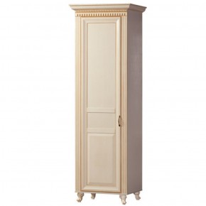 Шкаф для одежды 1-дверный №472 Марлен Кремовый белый в Сысерти - sysert.mebel-74.com | фото