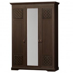 Шкаф для одежды 3-дверный №800 Парма Дуб нортон темный в Сысерти - sysert.mebel-74.com | фото