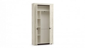 Шкаф для одежды 33.18 "Лючия" (бетон пайн белый / венге / белый) в Сысерти - sysert.mebel-74.com | фото