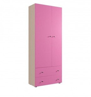 Шкаф ДМ 800 с 2-мя ящиками (розовый) в Сысерти - sysert.mebel-74.com | фото