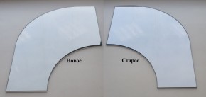 Шкаф-купе №19 Серия 3 Инфинити с зеркалами (1700) Ясень анкор светлый в Сысерти - sysert.mebel-74.com | фото