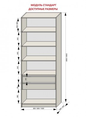 Шкаф распашной серия «ЗЕВС» (PL3/С1/PL2) в Сысерти - sysert.mebel-74.com | фото