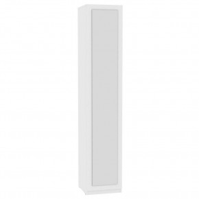 Шкаф с зеркалом R-230х45х60-1-PO-M (Риал) Белый в Сысерти - sysert.mebel-74.com | фото