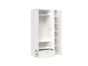 Шкаф СИРИУС трехдверный с одним выдвижным ящиком, цвет Белый в Сысерти - sysert.mebel-74.com | фото