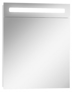 Шкаф-зеркало Аврора 55 правый с подсветкой LED Домино (DV8004HZ) в Сысерти - sysert.mebel-74.com | фото