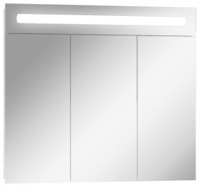 Шкаф-зеркало Аврора 80 с подсветкой LED Домино (DV8009HZ) в Сысерти - sysert.mebel-74.com | фото