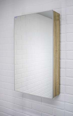 Шкаф-зеркало Мечта 50 Дуб сонома АЙСБЕРГ (DM2318HZ) в Сысерти - sysert.mebel-74.com | фото