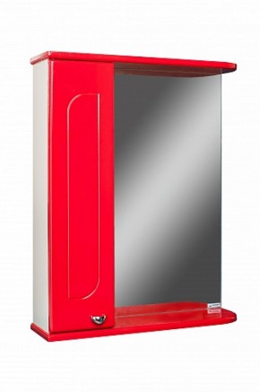 Шкаф-зеркало Радуга Красный 50 левый АЙСБЕРГ (DA1122HZR) в Сысерти - sysert.mebel-74.com | фото