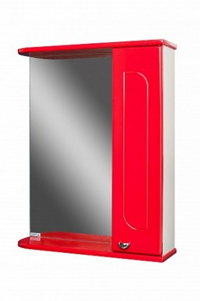 Шкаф-зеркало Радуга Красный 50 правый АЙСБЕРГ (DA1122HZR) в Сысерти - sysert.mebel-74.com | фото