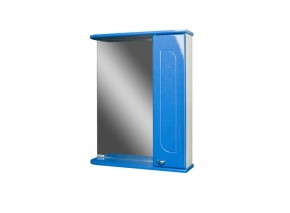 Шкаф-зеркало Радуга Синий металлик 50 ПРАВЫЙ АЙСБЕРГ (DA1128HZR) в Сысерти - sysert.mebel-74.com | фото