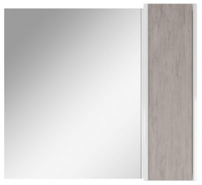 Шкаф-зеркало Uno 80 Дуб серый левый/правый Домино (DU1504HZ) в Сысерти - sysert.mebel-74.com | фото
