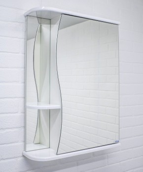 Шкаф-зеркало Волна 1-55 правый АЙСБЕРГ (DA1033HZ) в Сысерти - sysert.mebel-74.com | фото