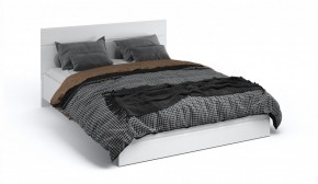 Спальня Йорк Кровать 160 с подъемным механизмом Белый жемчуг/Белый глянец в Сысерти - sysert.mebel-74.com | фото