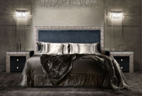 Спальный гарнитур Тиффани Premium черная/серебро в Сысерти - sysert.mebel-74.com | фото