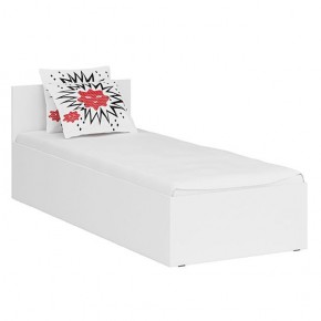 Стандарт Кровать 0800, цвет белый, ШхГхВ 83,5х203,5х70 см., сп.м. 800х2000 мм., без матраса, основание есть в Сысерти - sysert.mebel-74.com | фото