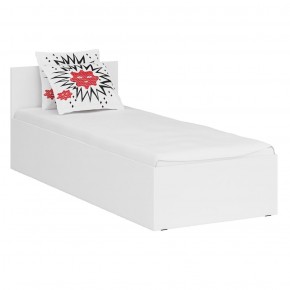 Стандарт Кровать 0800, цвет белый, ШхГхВ 83,5х203,5х70 см., сп.м. 800х2000 мм., без матраса, основание есть в Сысерти - sysert.mebel-74.com | фото